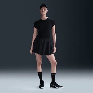 Women's Nike Court Ace Advantage Dri-FIT Tennis Skirt Black White
